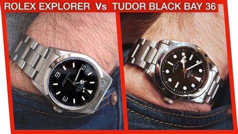 black bay 36 vs rolex explorer|Rolex explorer 36 review.